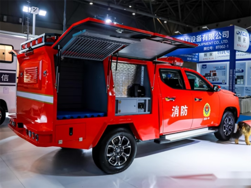 远程供水管线车